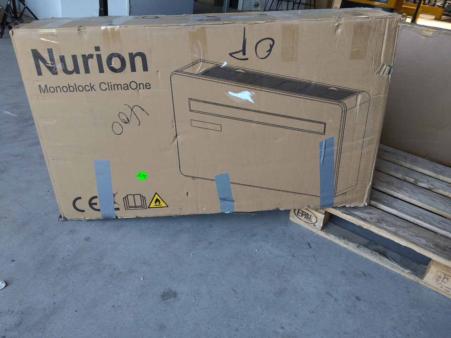 Zweite Wahl - Nurion Klimaanlage Monoblock 10.000 BTU, Kühlen und Heizen - Standard