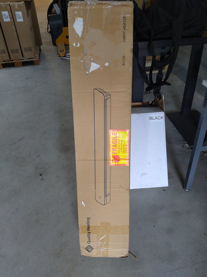 Zweite Wahl - Infrarot-Terrassenheizstrahler Calore WiFi Black Heater einstellbar mit 1.600 - 3.200 Watt - 2.200 Watt 1160*180*77mm