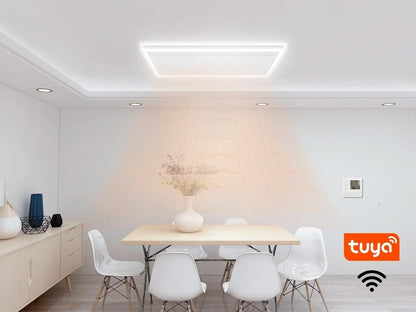 Zweite Wahl - QH-HL Serie Wifi Infrarotpaneel mit LED-Beleuchtung 63 x 108 cm - 700 Watt - Default