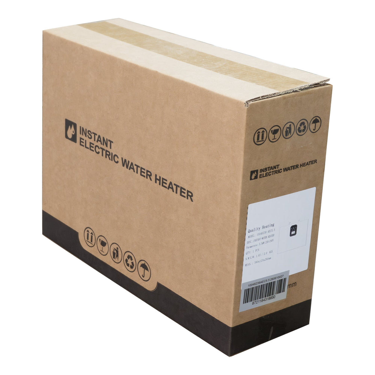 Doorstroomverwarmer 3,5kw Mini Quality Heating