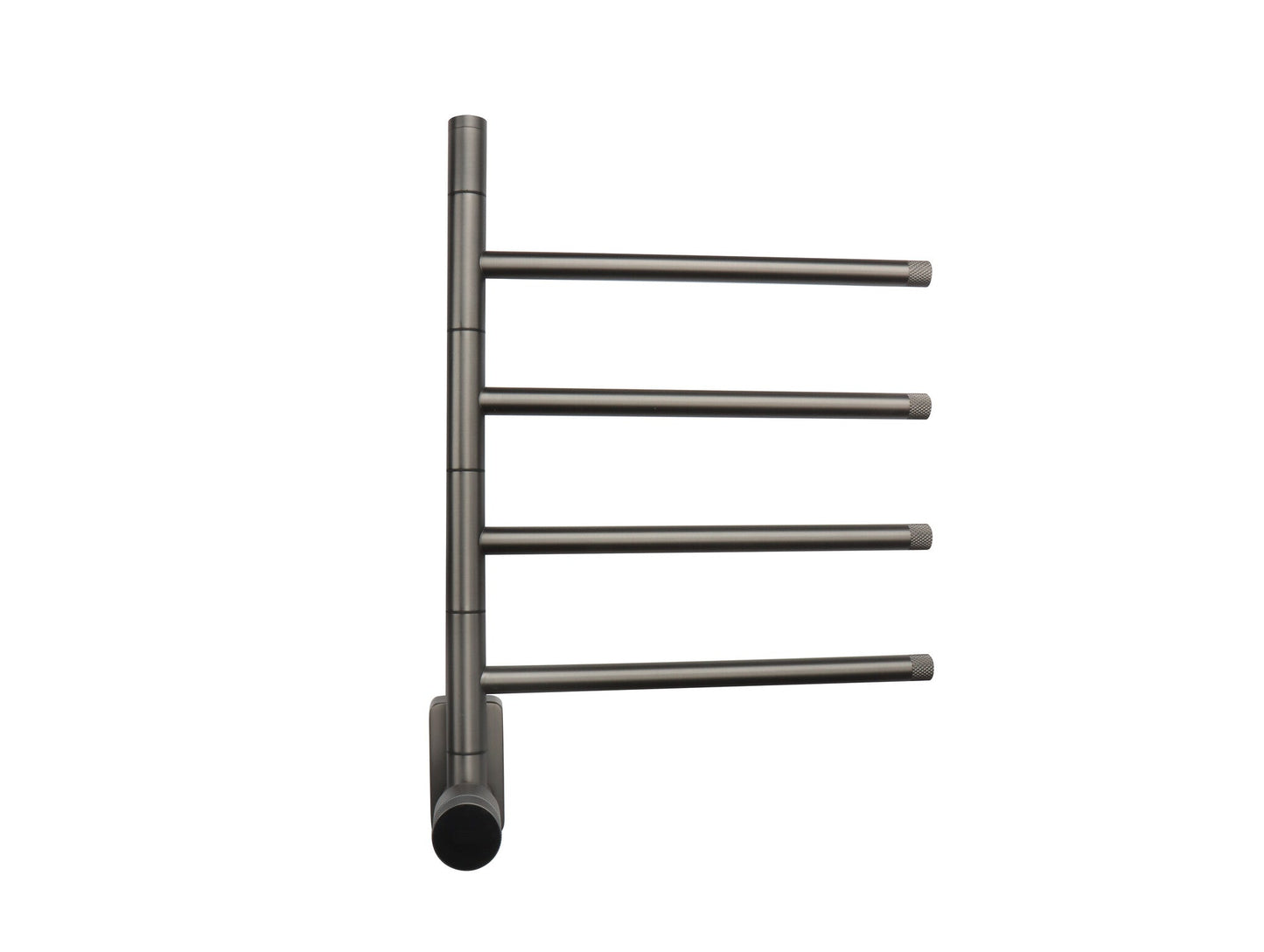 Zweite Wahl - Elektrischer Handtuchheizkörper Gun-Metal-Optik mit Thermostat - Gun metal