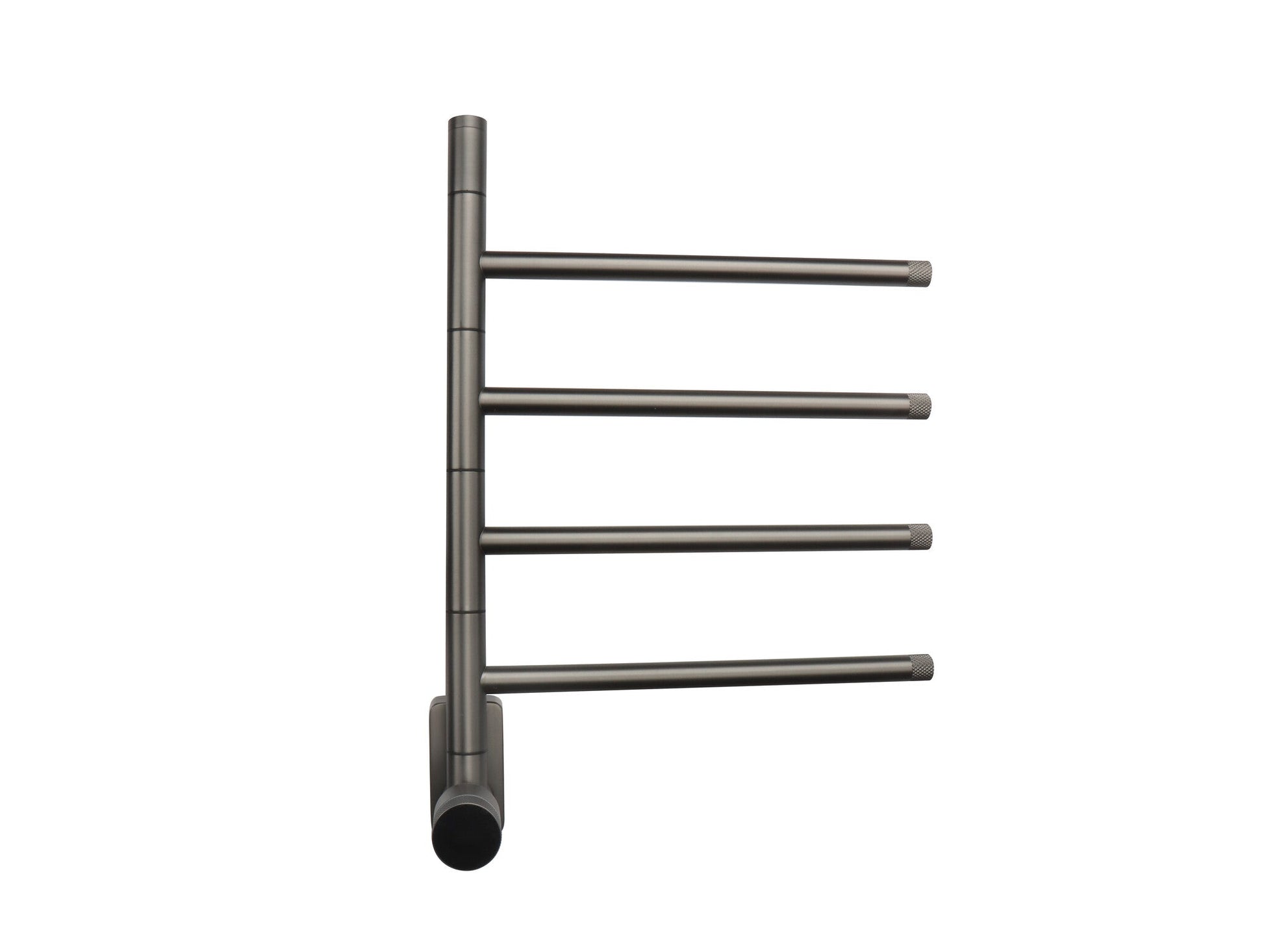 Zweite Wahl - Elektrischer Handtuchheizkörper Gun-Metal-Optik mit Thermostat - Gun metal