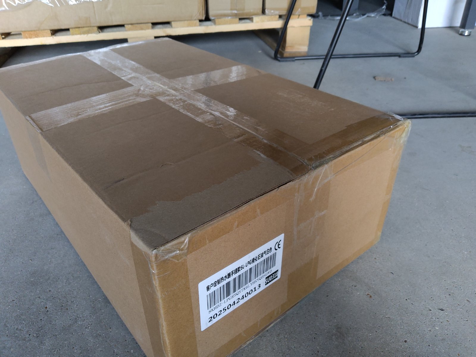 Zweite Wahl - Propan-Durchlauferhitzer - LPG-Durchlauferhitzer 6 Liter/Minute - 6 Liter