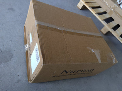 Zweite Wahl - Nurion Spüle Black Metal 44,5 x 34,5 – Küchenspüle - Küchenspülen – Spülbecken Küche - ohne Wasserhahnloch Edelstahl - Default