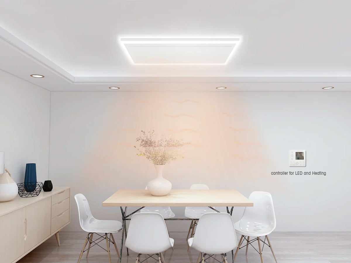 Zweite Wahl - Serie QH-HL Infrarotpaneel mit LED-Beleuchtung 63 x 128 cm - 840 Watt - Standard