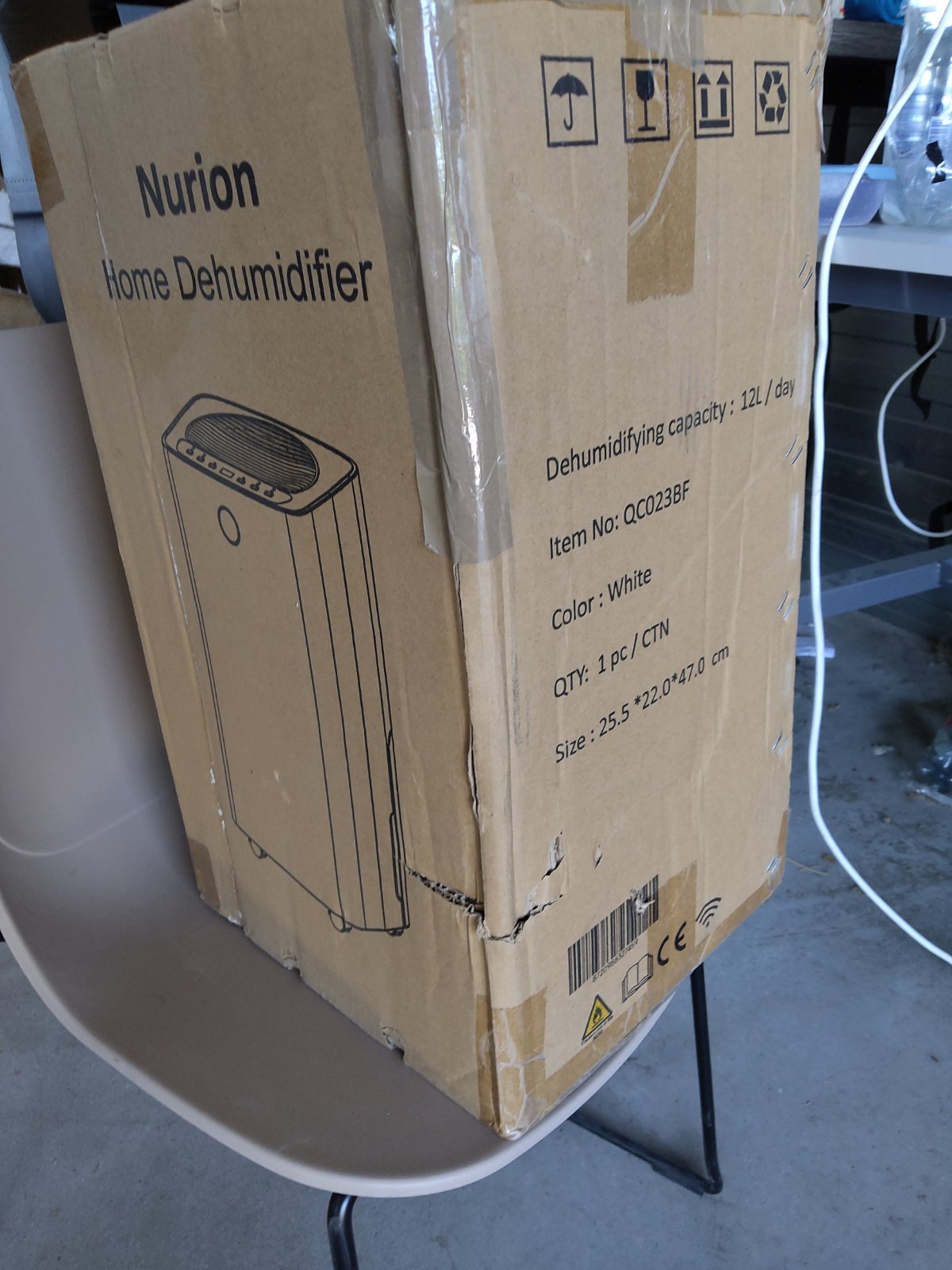 Zweite Wahl - Smarter Luftentfeuchter, kompakt, 12 Liter, WLAN, mit Kohlefilter - Default