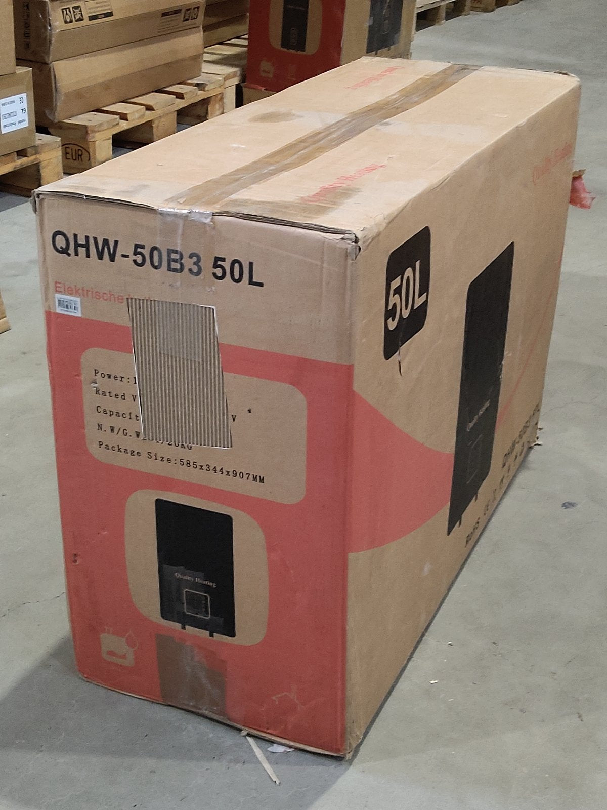 Zweite Wahl - 50 Liter Performance QH Wifi Dual Elektro-Warmwasserspeicher mit digitaler Bedienung - 50 Liter Performance QH Wifi