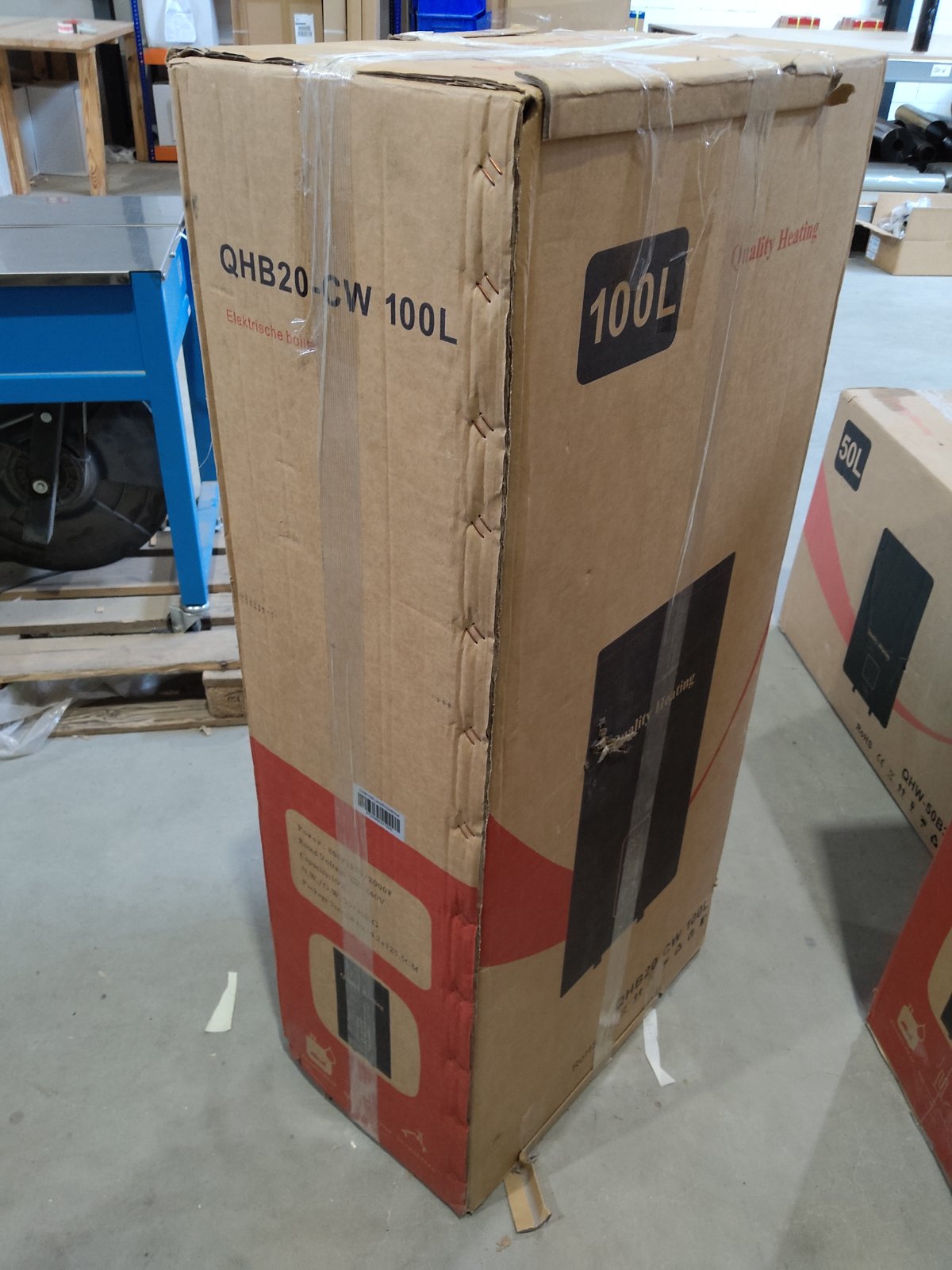 Zweite Wahl - 100 Liter QH Dual Elektro-Warmwasserspeicher mit mechanischer Bedienung - Default