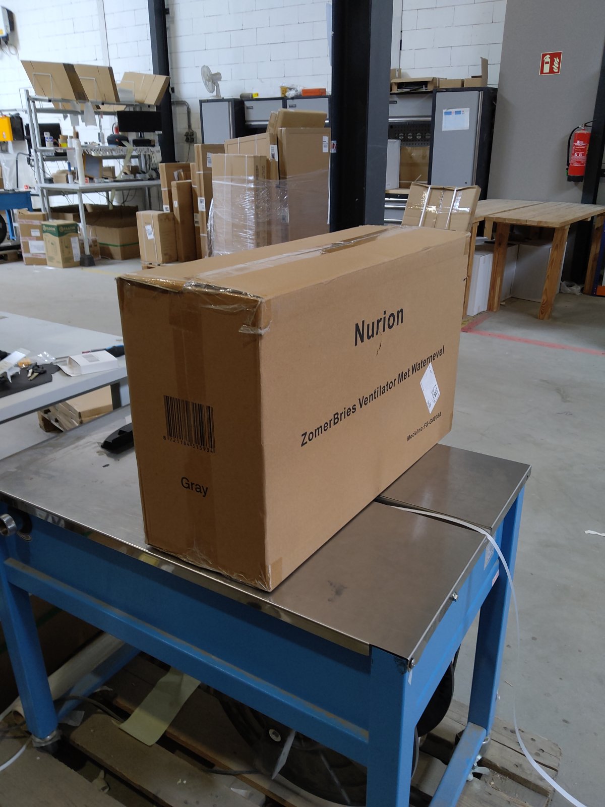 Zweite Wahl - Nebelventilator mit Fernbedienung, Timer und Luftbefeuchter - Nebelventilator 50W