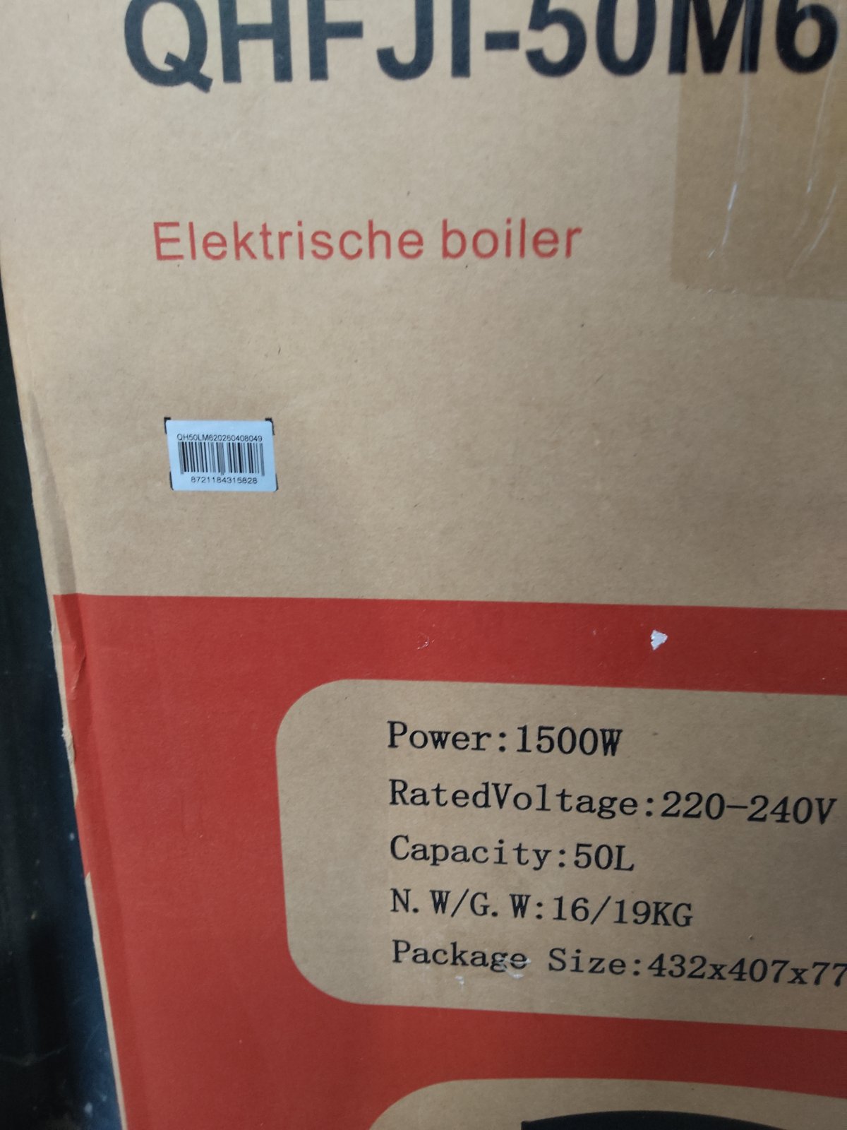 Zweite Wahl - 50 Liter Performance V2 QH Wifi Dual Elektro-Warmwasserspeicher mit digitaler Bedienung - 50 Liter Wifi