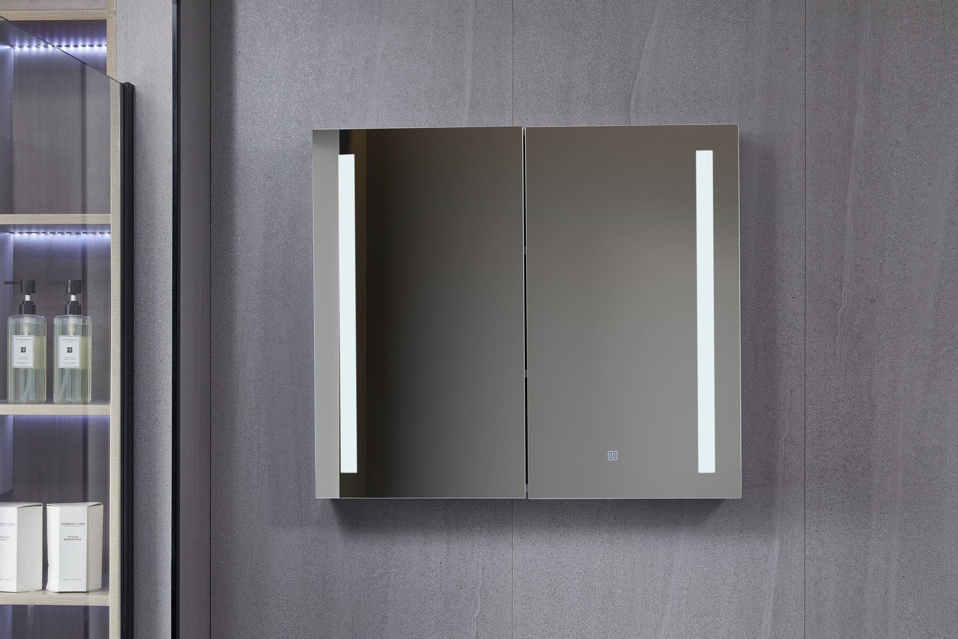 Zweite Wahl - Spiegelschrank mit LED-Beleuchtung 80 (b) x 70 cm (h) - Default