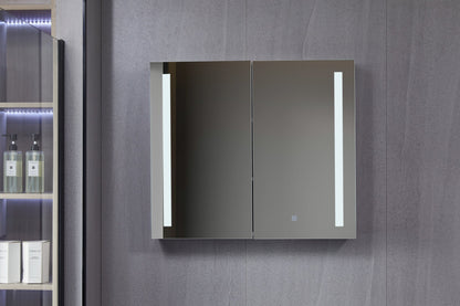 Zweite Wahl - Spiegelschrank mit LED-Beleuchtung 80 (b) x 70 cm (h) - Default