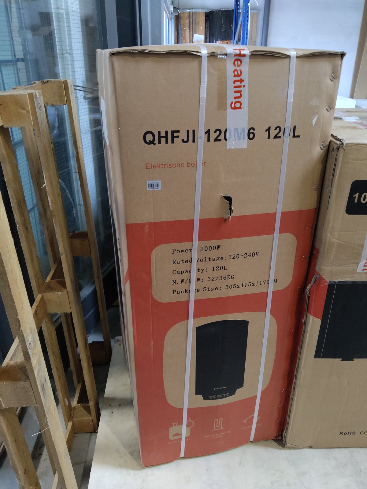 Zweite Wahl - 120 Liter QH Dual Elektro-Warmwasserspeicher mit digitaler Bedienung - 120 Liter QH Dual Elektro-Warmwasserspeicher mit digitaler Bedienung