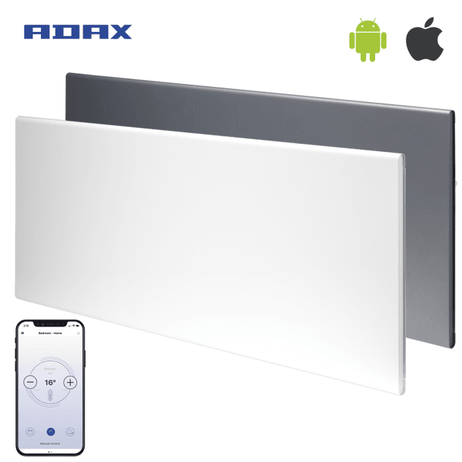 Zweite Wahl - Adax neo Wifi Elektroheizung - 2.000 Watt 33cm x 143cm