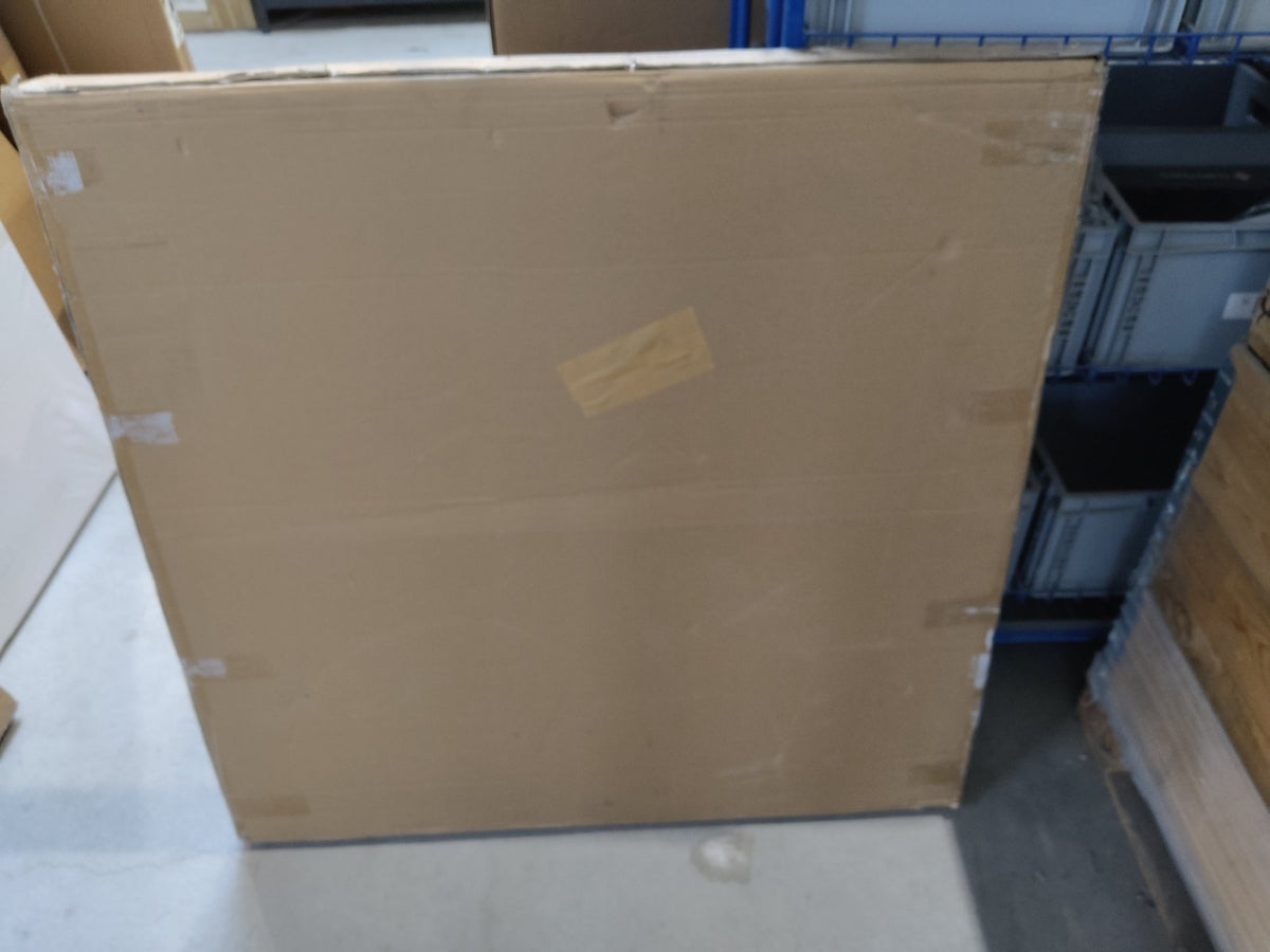 Tweedekans - Spiegel rond 100 cm met zwart frame - Default
