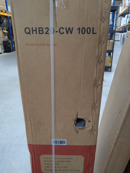 Tweedekans - 100 Liter QH dual elektrische boiler met mechanische bediening - Default