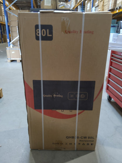 Tweedekans - 80 Liter QH dual horizontaal elektrische boiler met digitale bediening - 80 Liter QH dual horizontaal elektrische boiler met digitale bediening