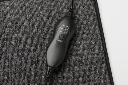 Tweedekans - Warmte mat vermogen instelbaar met controller en timer functie - V14 - Antraciet 50 x 70 cm met controller