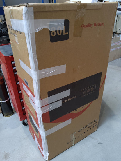 Tweedekans - 80 Liter QH dual horizontaal elektrische boiler met digitale bediening - 80 Liter QH dual horizontaal elektrische boiler met digitale bediening