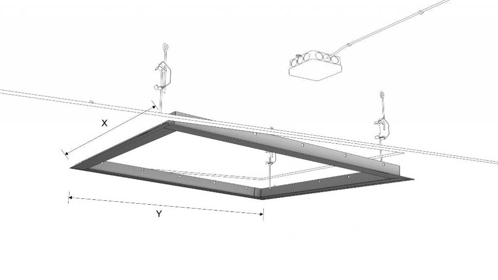 Aluminiumrahmen für den Einbau des Ecosun