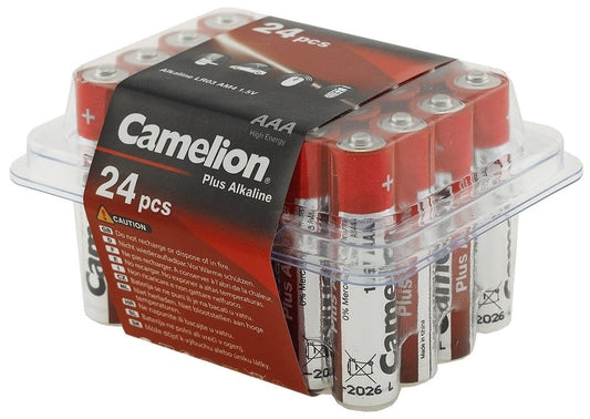 CAMELION AlkalinePlus Typ AAA Vorteilspack, 24 Stück