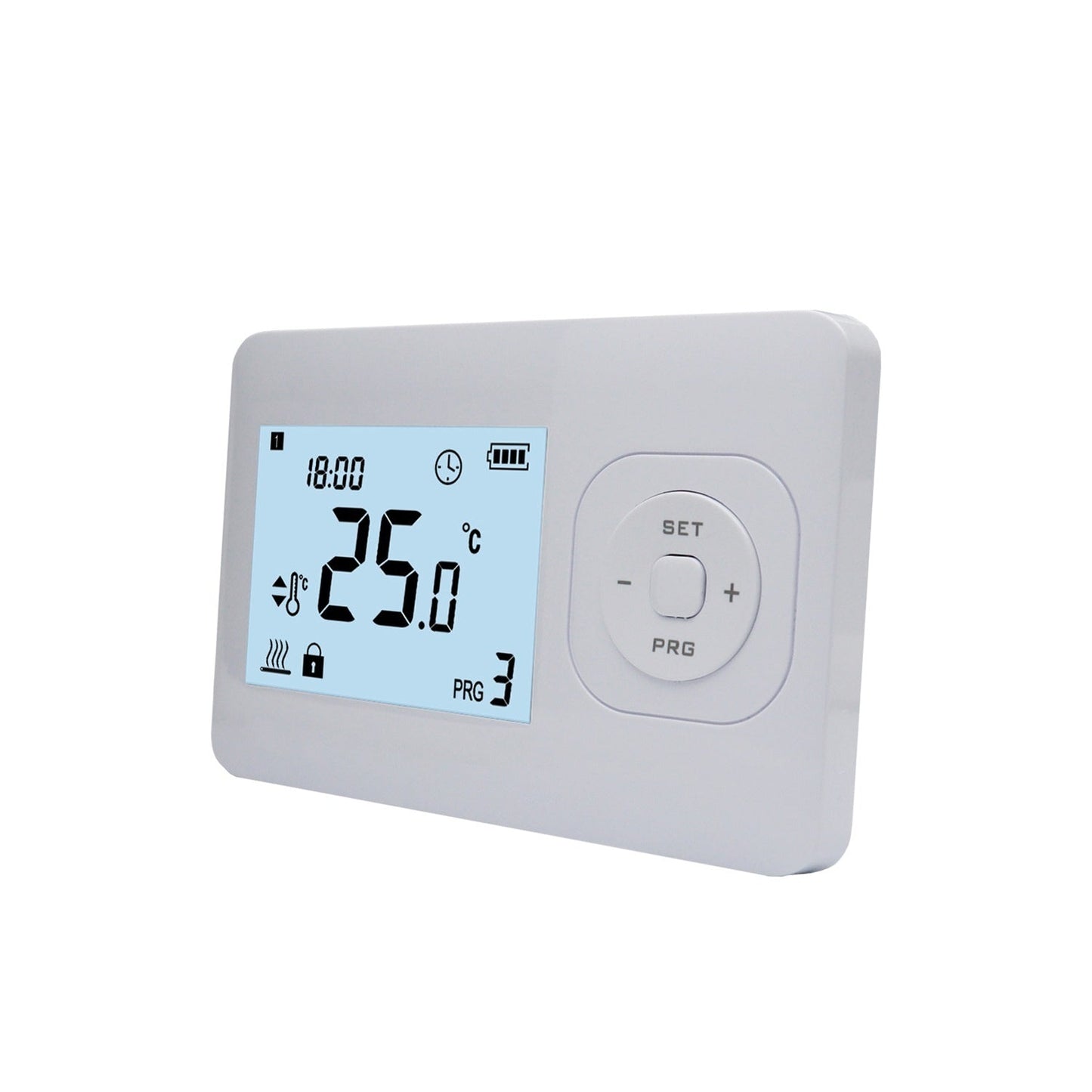 Zeitschaltthermostat für Heizkessel (CV) - Digital - Ein/Aus - Weiß