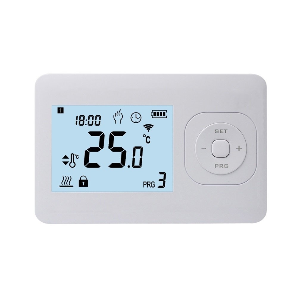 Wifi-Zeitschaltthermostat für Heizkessel (Zentralheizung), kabellos - Digital