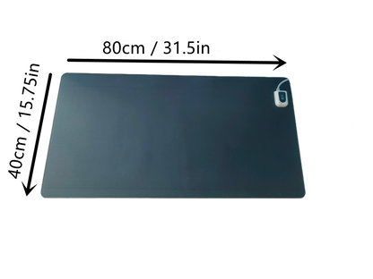 Serie QH-BV Infrarot-Schreibtischunterlage Schwarz 40 x 80 cm leistungsregelbar