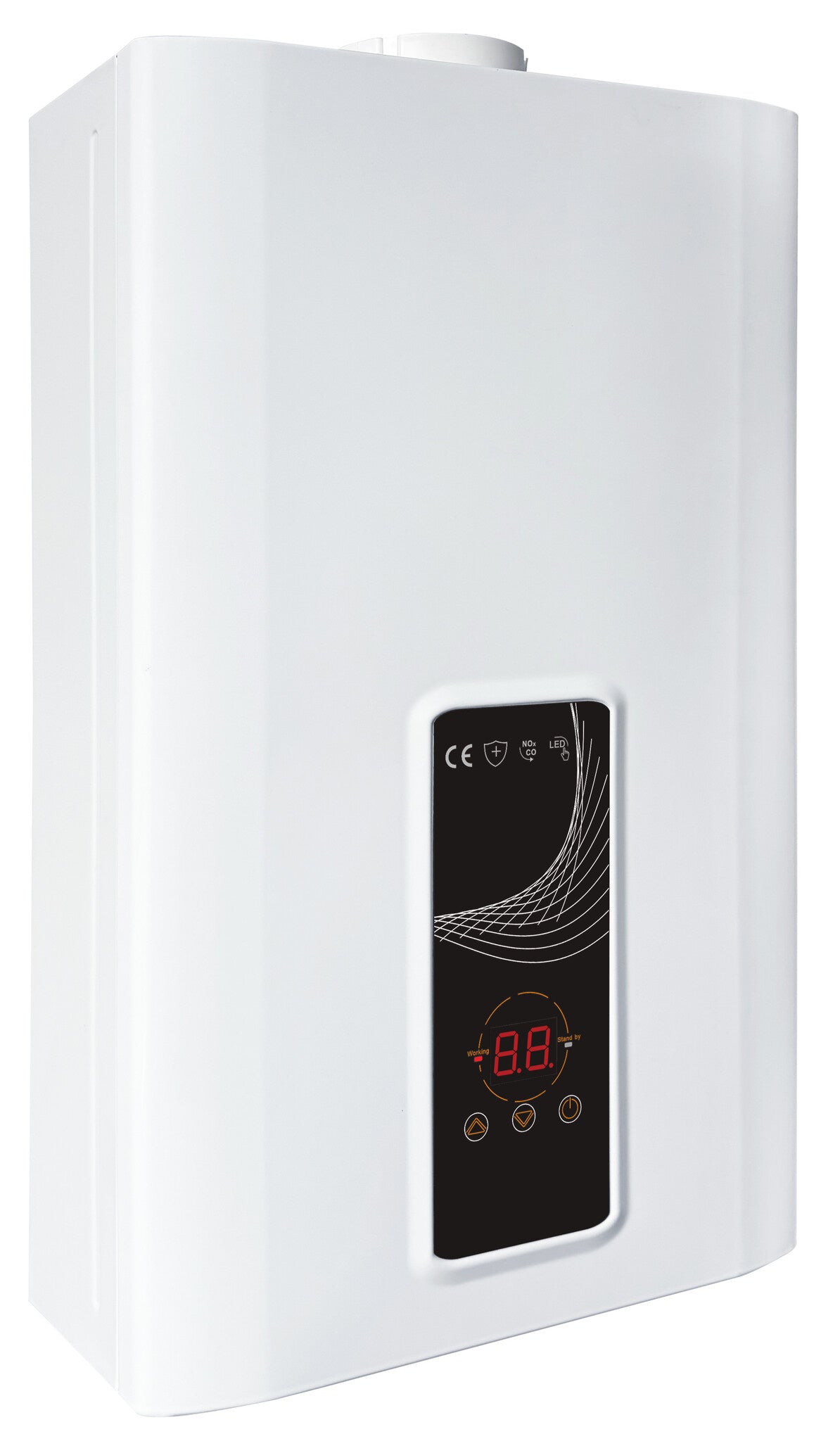 EcoTherm elektronischer Warmwasserspeicher 230 V digital 13 L Low NOx Propan mit geschlossener Kammer