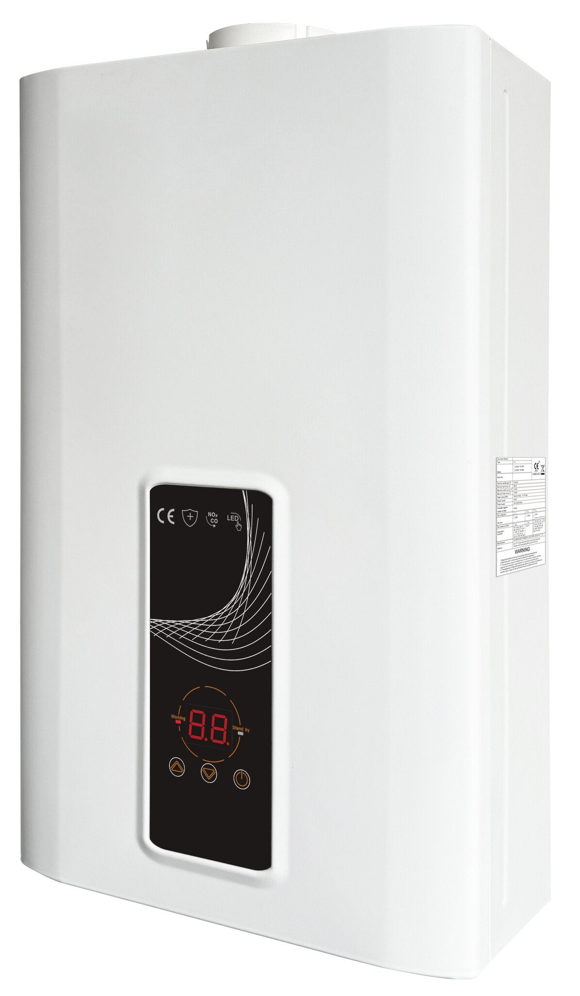 EcoTherm elektronischer Warmwasserspeicher 230 V digital 13 L Low NOx Propan mit geschlossener Kammer
