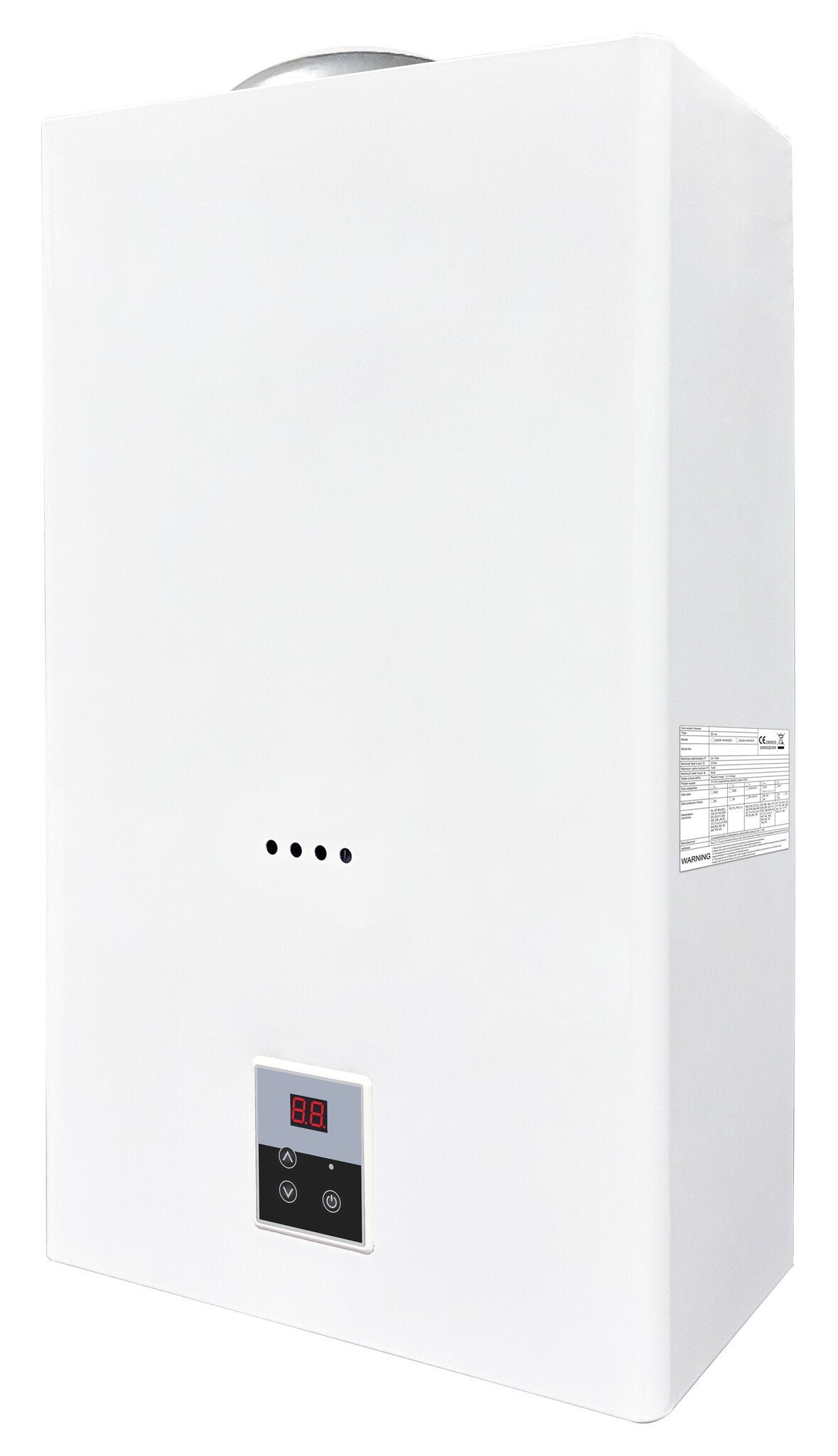 EcoTherm elektronischer digitaler Warmwasserspeicher 14 L Low NOx Propan mit offener Kammer