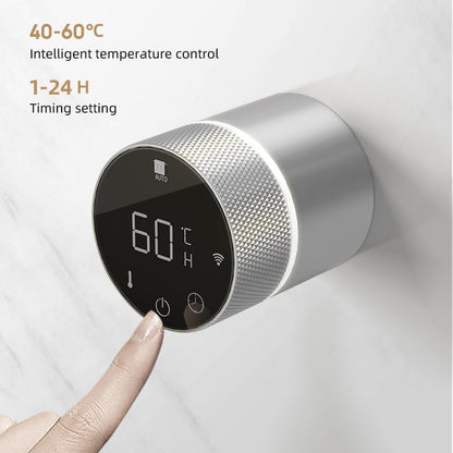 Elektrischer Handtuchheizkörper Verchromt mit Thermostat
