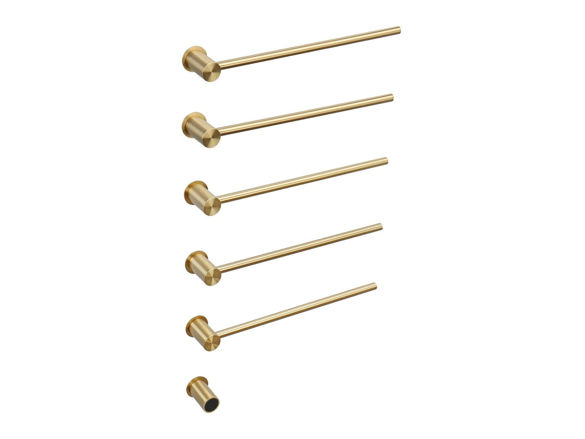 Elektrischer Handtuchheizkörper Gold mit Thermostat L-SR0005-T