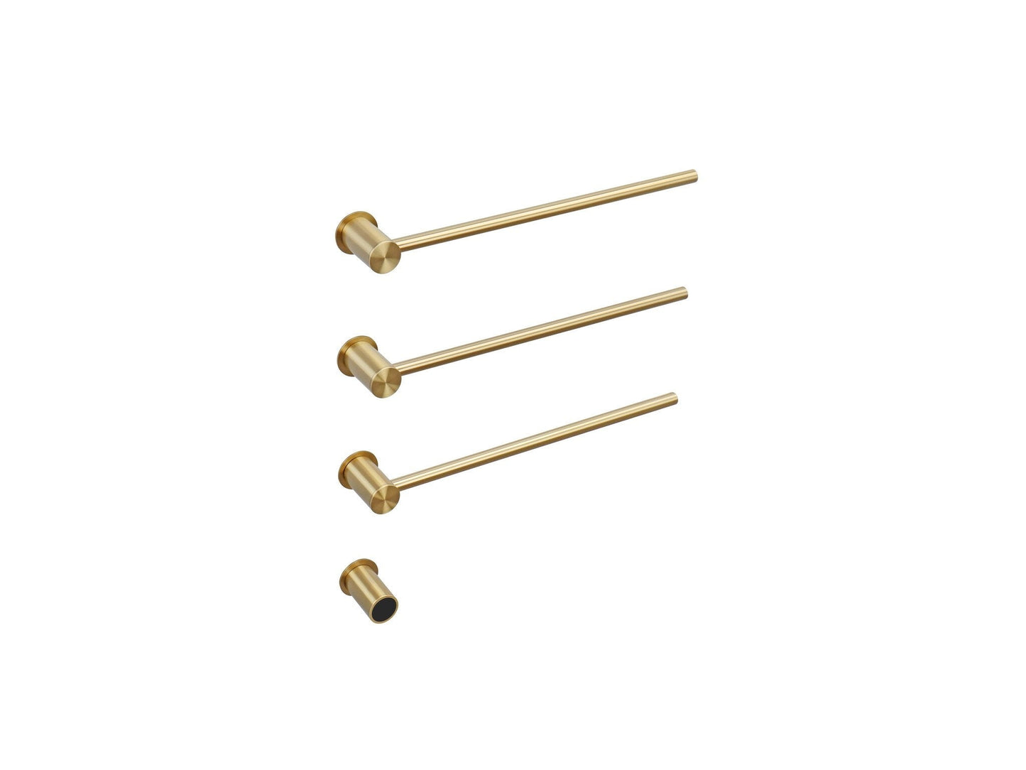 Elektrischer Handtuchheizkörper Gold mit Thermostat L-SR0003-T