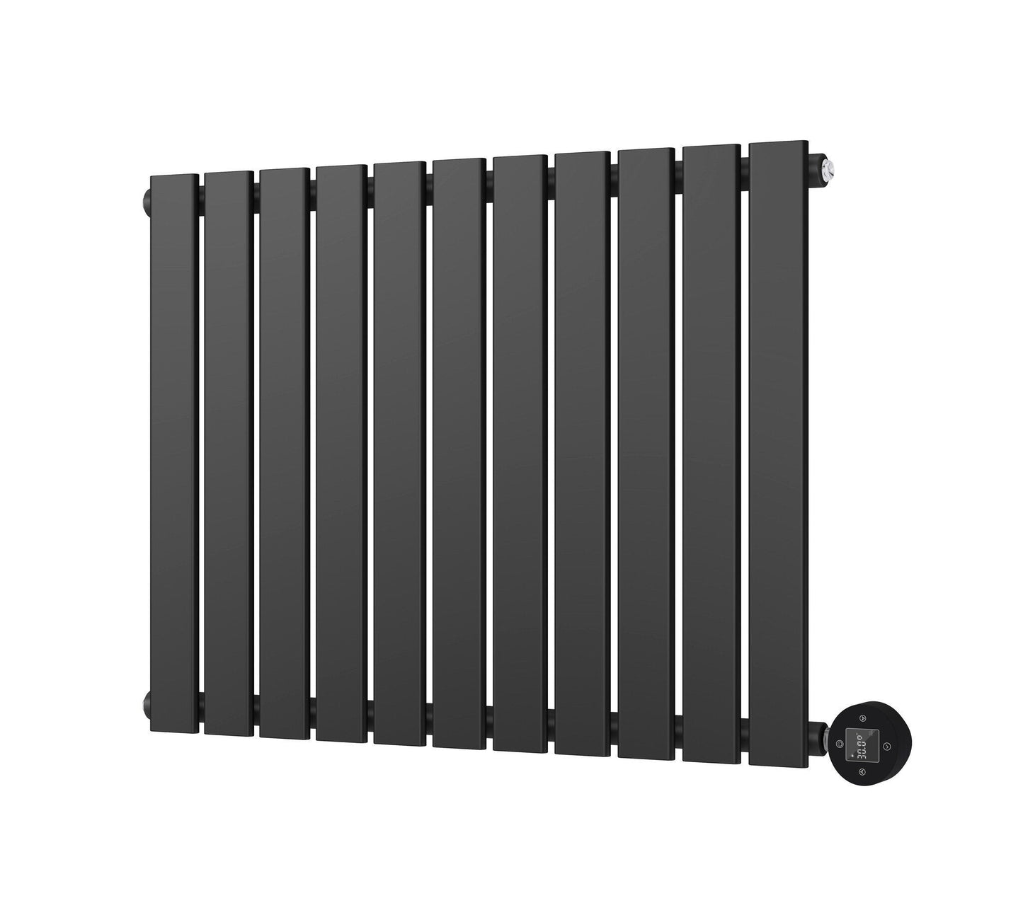 Horizontaler Elektroheizkörper Schwarz 800 Watt Calysta