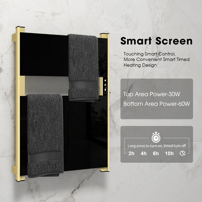 Elektroheizkörper Maverick 90 Watt Schwarz-Gold