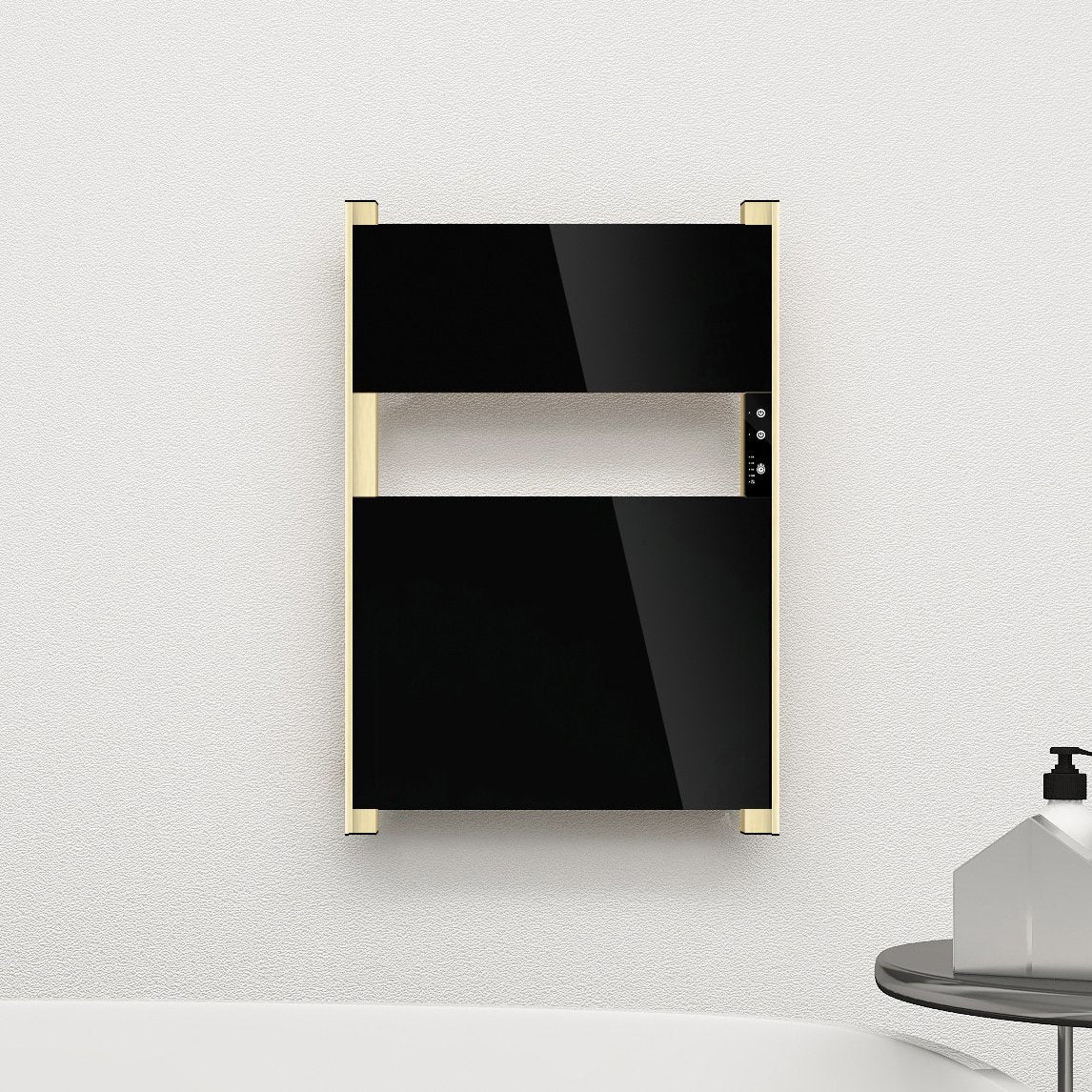 Elektroheizkörper Maverick 90 Watt Schwarz-Gold