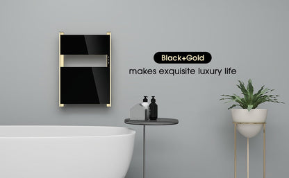 Elektroheizkörper Maverick 90 Watt Schwarz-Gold