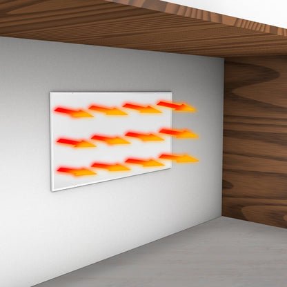 Infrarotpaneel QH-BV Serie zum Anschrauben 30 x 60 cm - 135 Watt mit Dimmer