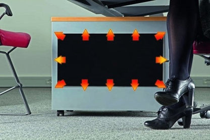 Infrarot-Schreibtischheizung Faserplatte selbstklebend 150 Watt inklusive Dimmer