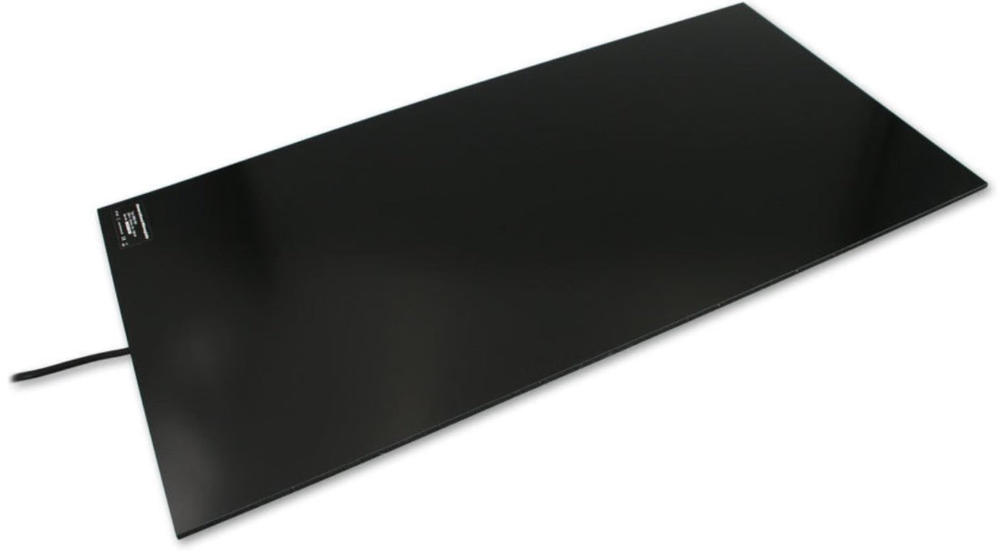 Infrarot-Schreibtischheizung Faserplatte selbstklebend 150 Watt inklusive Dimmer