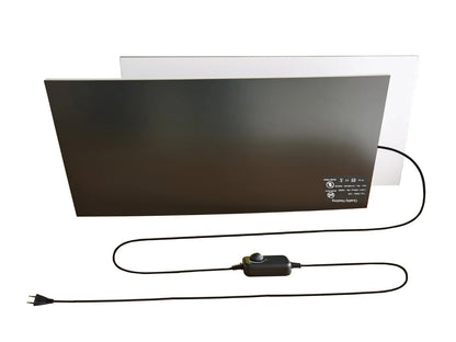 Infrarot-Schreibtischheizung Faserplatte selbstklebend 150 Watt inklusive Dimmer