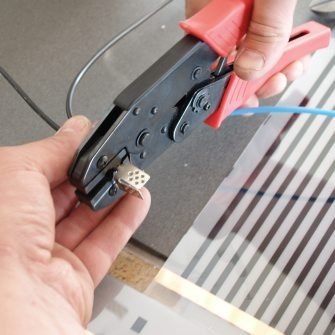 Crimpzange für Steckverbinder