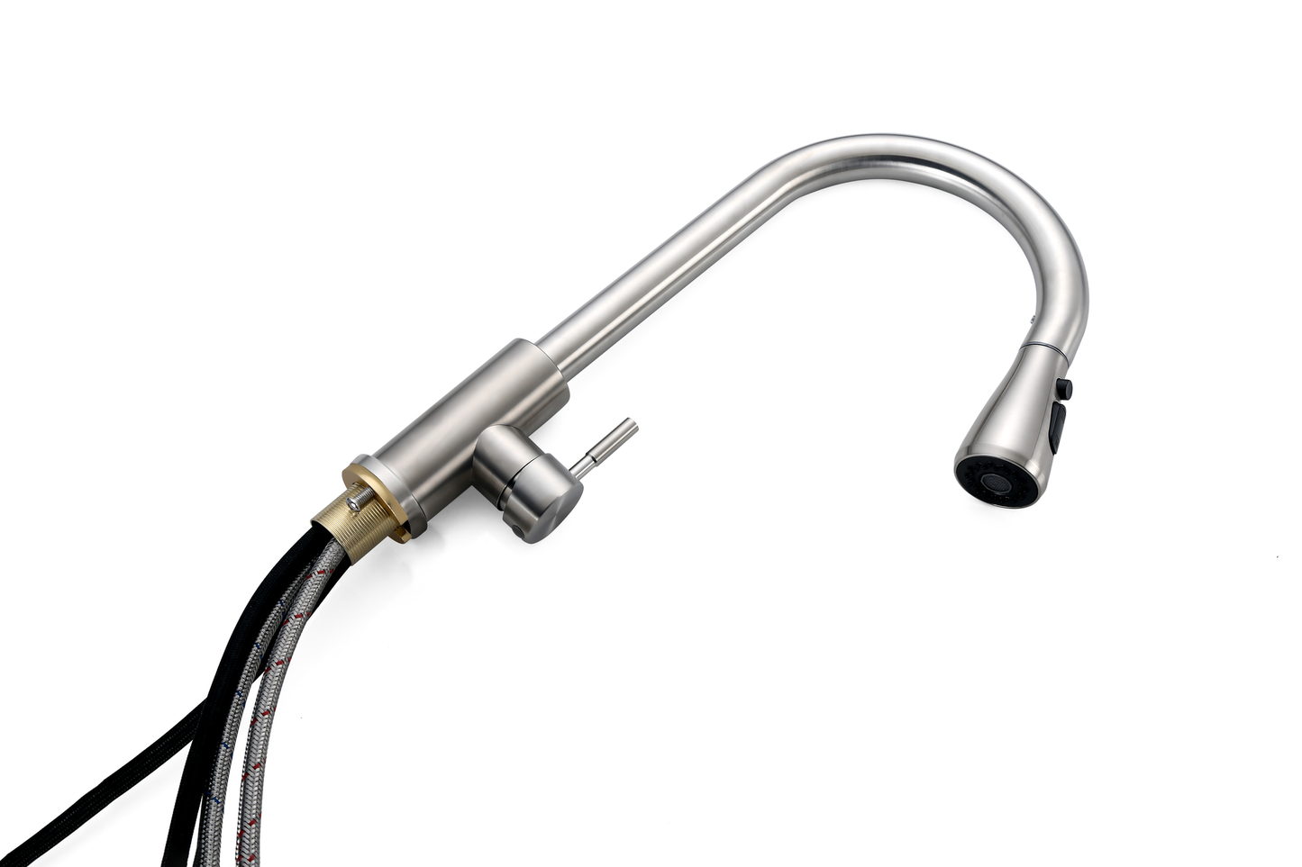 Küchenarmatur Nurion Silber mit Auslauf