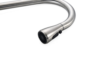 Küchenarmatur Nurion Silber mit Auslauf