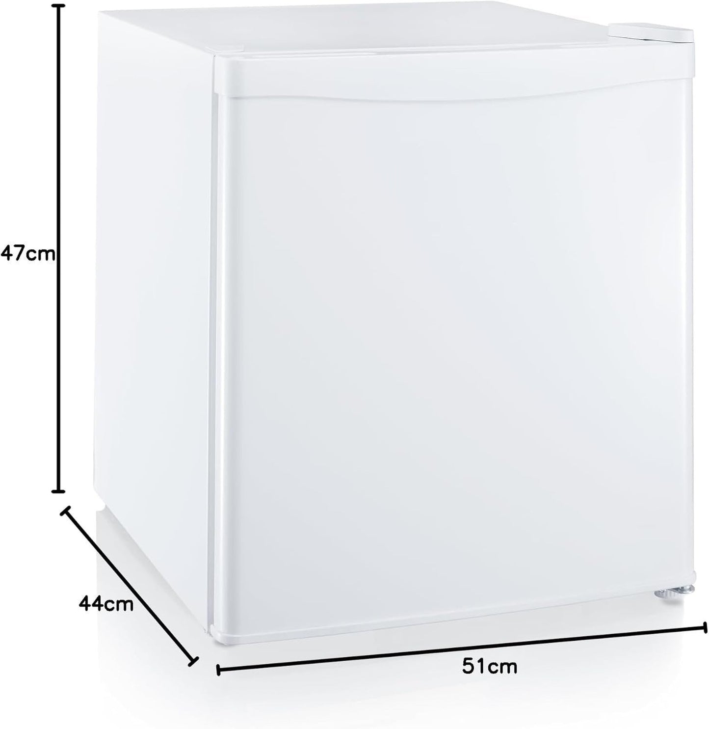 Mini-Kühlschrank Nurion - 40 L - Kleiner Kühlschrank - Freistehend - Kompakt - Weiß