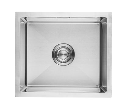 Nurion Spüle Edelstahl 28,5 x 34,5 – Küchenspüle - Küchenspülen – Spülbecken - ohne Hahnloch