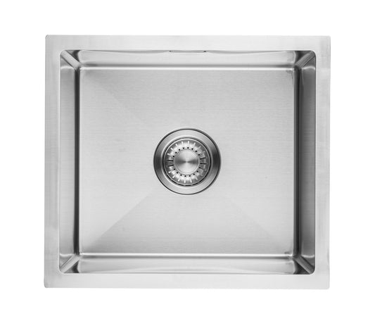 Spüle Nurion Edelstahl 39,5 x 34,5 – Küchenspüle - Küchenspülen – Spülbecken - ohne Hahnbohrung