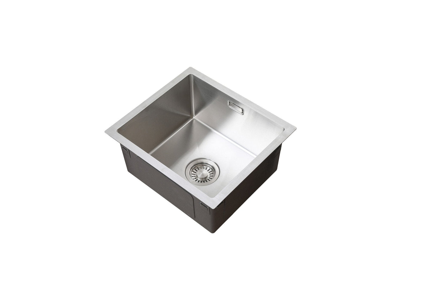 Spüle Nurion Edelstahl 39,5 x 34,5 – Küchenspüle - Küchenspülen – Spülbecken - ohne Hahnbohrung