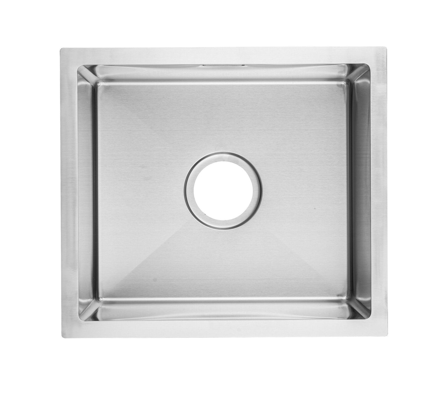 Spüle Nurion Edelstahl 44,5 x 34,5 – Küchenspüle - Küchenspülen – Spülbecken - ohne Hahnloch